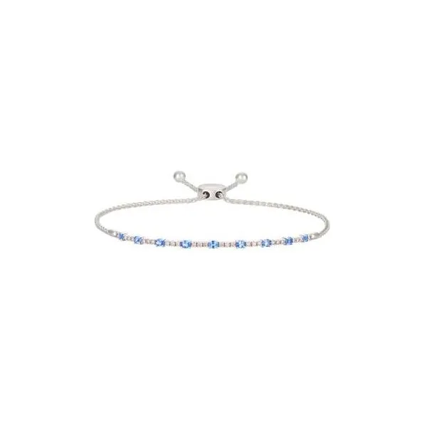 Levian 14K Vanilla Gold® Blueberry Sapphire™ 1 1/2 cts. Adjustable Bracelet with Nude Diamonds™ 3/4 cts. Van Adams Jewelers Snellville, GA