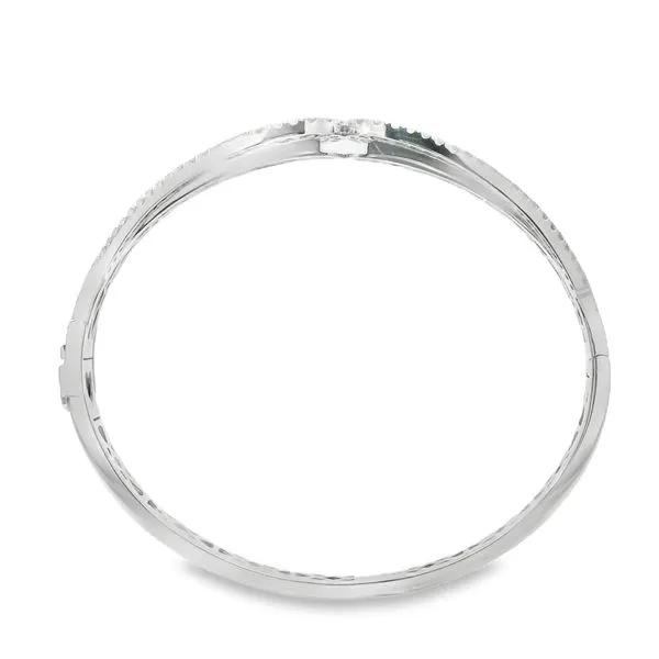 4 CT Alexandrite and Diamond Bangle Bracelet Image 3 Van Adams Jewelers Snellville, GA