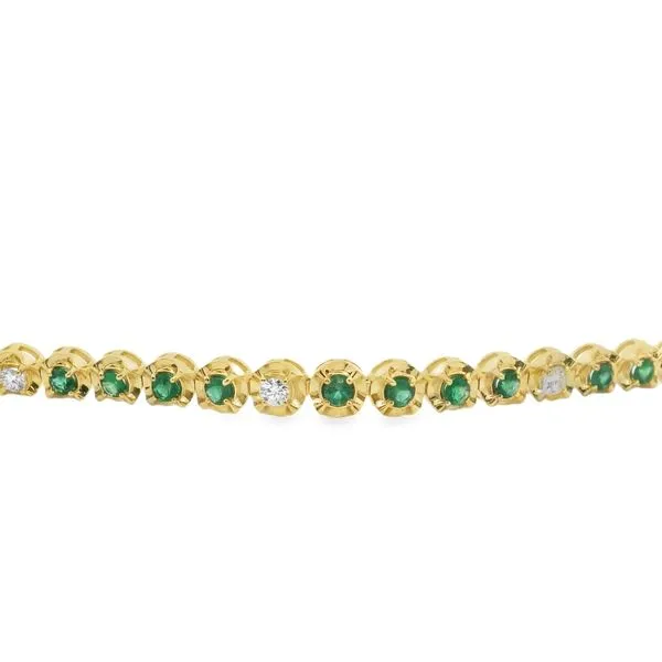 YELLOW 14 KARAT TENNIS BRACELET Image 2 Van Adams Jewelers Snellville, GA