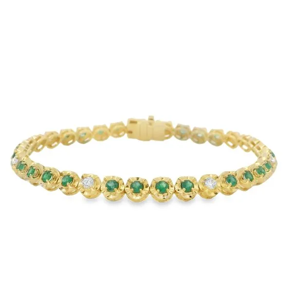 YELLOW 14 KARAT TENNIS BRACELET Van Adams Jewelers Snellville, GA