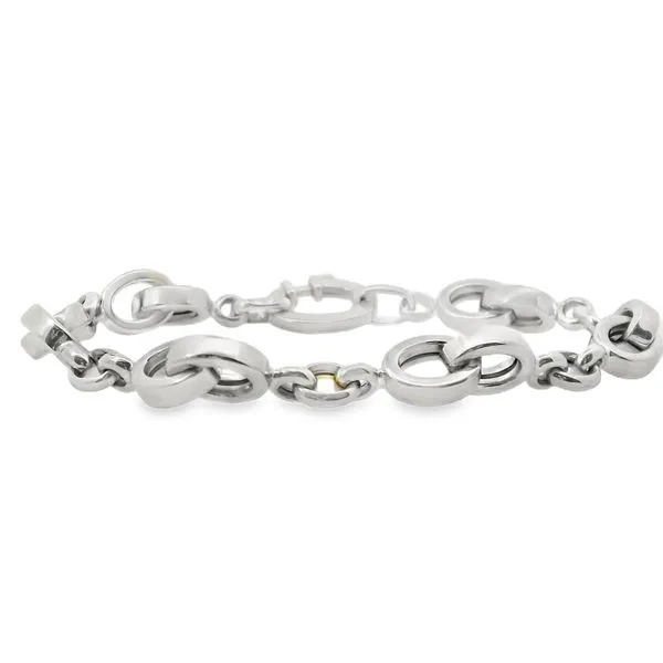 Twisted Oval Anchor Bracelet Image 2 Van Adams Jewelers Snellville, GA