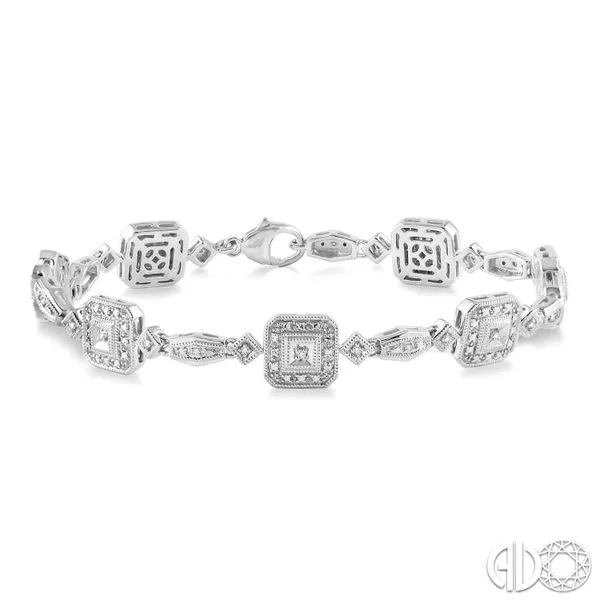 Sterling Silver Diamond Bracelet Van Adams Jewelers Snellville, GA