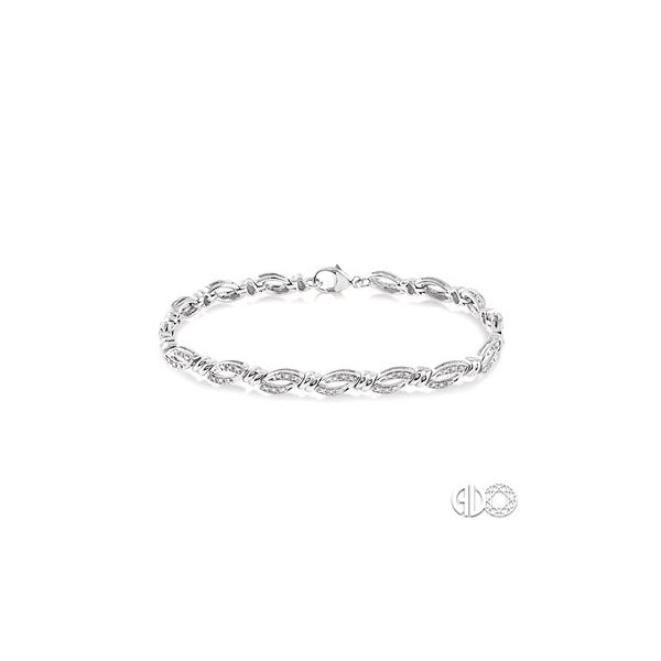 Sterling Silver Diamond Bracelet Van Adams Jewelers Snellville, GA