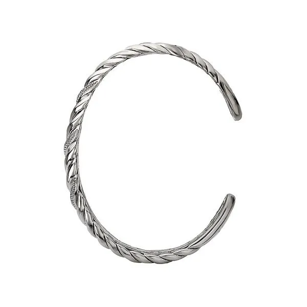 Silver Diamond Bracelet Image 2 Van Adams Jewelers Snellville, GA