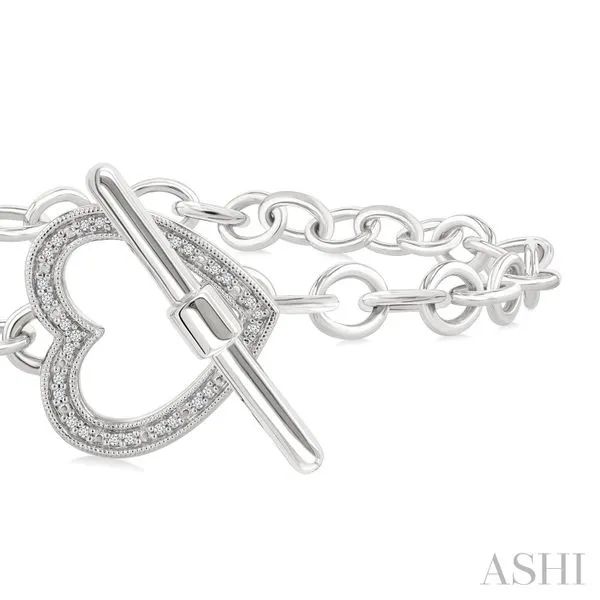 Silver Diamond Bracelet Image 2 Van Adams Jewelers Snellville, GA