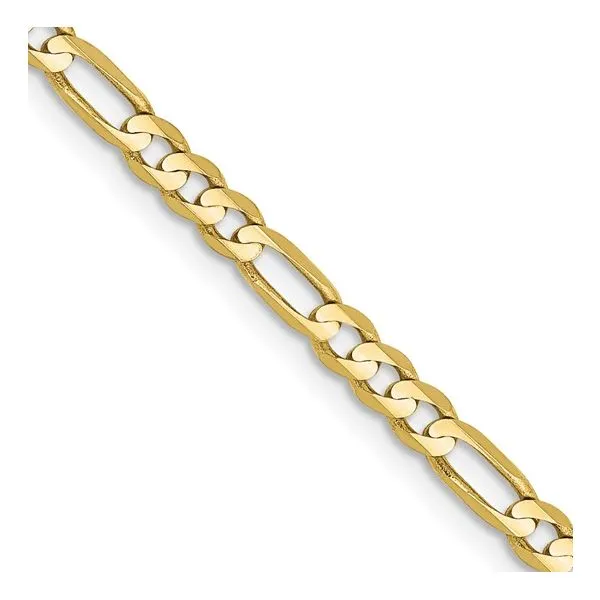 Men's 14K Yellow Gold Figaro Necklace Van Adams Jewelers Snellville, GA