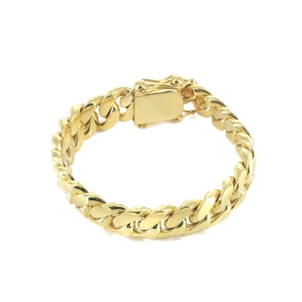 Gent's Yellow Gold 14 Cuban Curb Bracelet Length 9 inches Van Adams Jewelers Snellville, GA