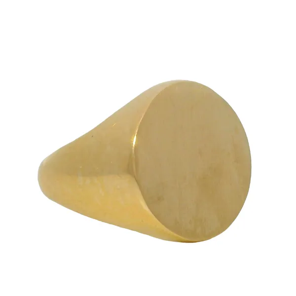 Gold Signet Ring Image 2 Van Adams Jewelers Snellville, GA