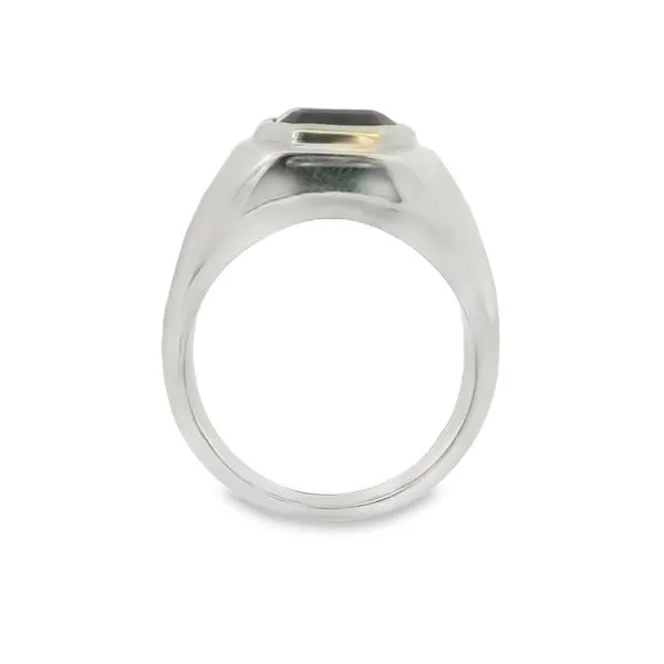 LAB - RUBY MEN FASHION RING STERLING SILVER Image 3 Van Adams Jewelers Snellville, GA