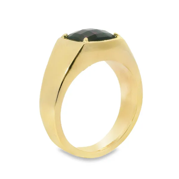 Men's 2 CT Garnet Ring Image 2 Van Adams Jewelers Snellville, GA
