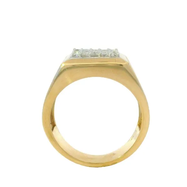 14K Two Tone Diamond Fashion Ring Image 3 Van Adams Jewelers Snellville, GA