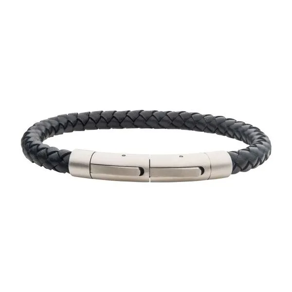 6mm Black Leather Bracelet Van Adams Jewelers Snellville, GA