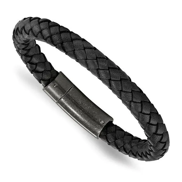 Leather Braded Bracelet Van Adams Jewelers Snellville, GA