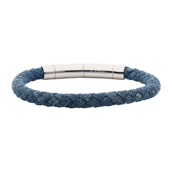 Denim Blue Stainless Steel Bracelet Van Adams Jewelers Snellville, GA