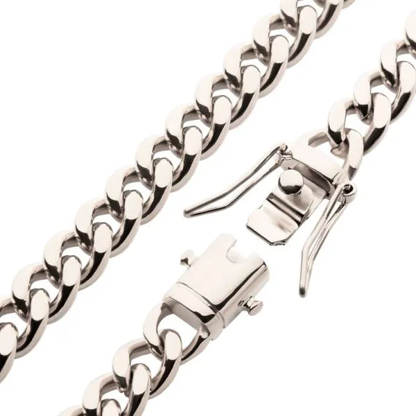 6mm Steel Miami Cuban Chain Bracelet Image 3 Van Adams Jewelers Snellville, GA