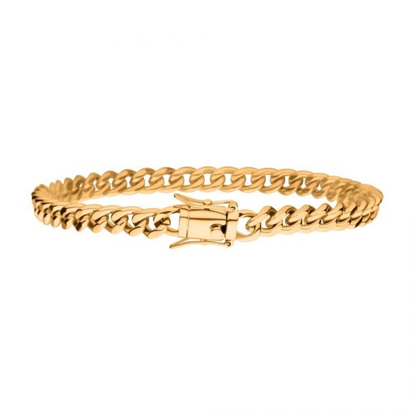 6mm 18K Gold IP Miami Cuban Chain Bracelet Van Adams Jewelers Snellville, GA