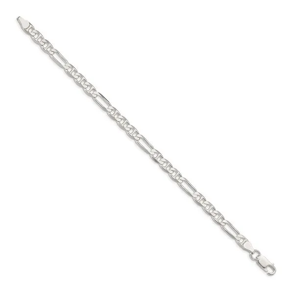 Sterling Silver 5.5mm Figaro Anchor Chain Van Adams Jewelers Snellville, GA