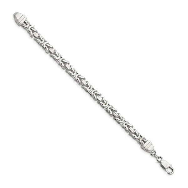 Sterling Silver 6mm Byzantine Chain Van Adams Jewelers Snellville, GA
