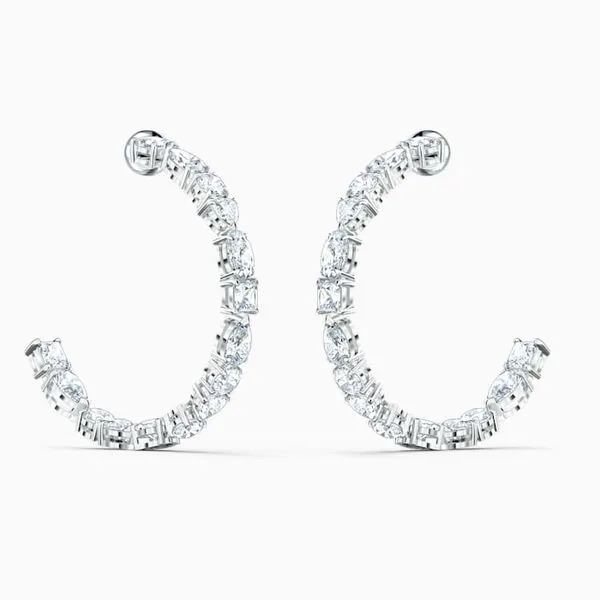 Swarovski Tennis Hoop Earrings Van Adams Jewelers Snellville, GA