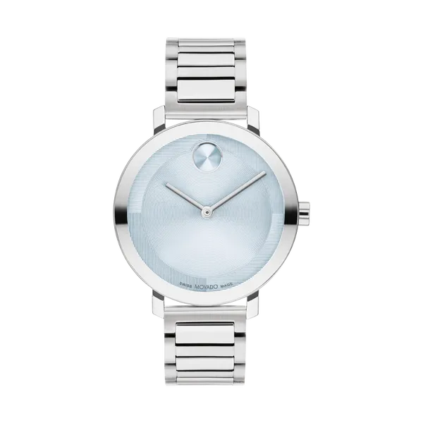 MOVADO Bold Evolution 2.0 with Ice Blue Lacquer Dial Van Adams Jewelers Snellville, GA