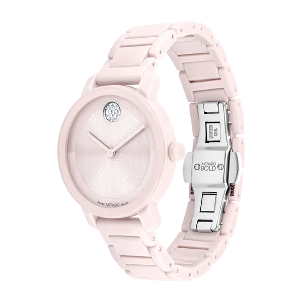 Movado Bold Evolution 2.0 Pink Blush Image 2 Van Adams Jewelers Snellville, GA
