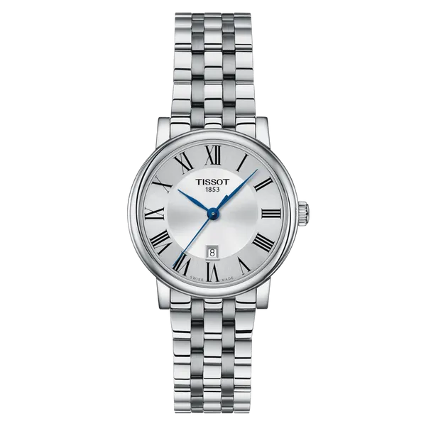 TISSOT CARSON PREMIUM LADY STAINLESS STEEL 30 MM WITH SAPPHIRE CRYSTAL Van Adams Jewelers Snellville, GA