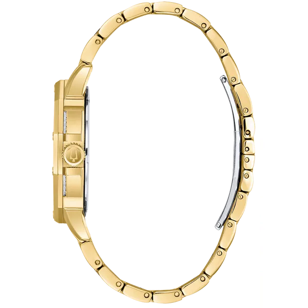 MENS BULOVA GOLD -TONE OCTAVA WATCH Image 3 Van Adams Jewelers Snellville, GA