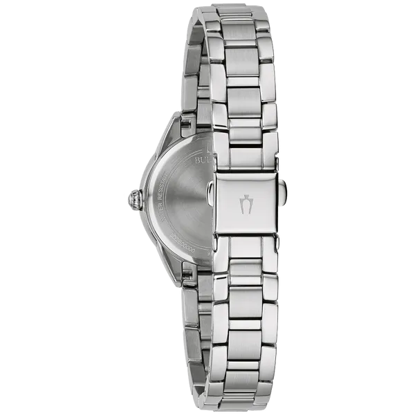 LADIES BULOVA SILVER-TONE SUTTON WATCH Image 2 Van Adams Jewelers Snellville, GA