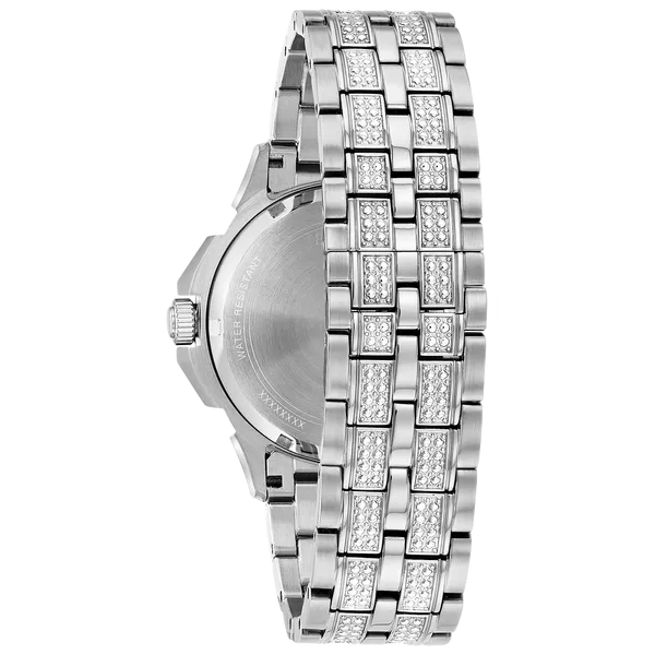 MENS BULOVA  SILVER-TONE OCTAVA WATCH Image 2 Van Adams Jewelers Snellville, GA