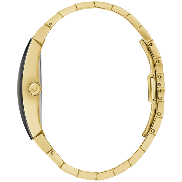 MENS BULOVA GOLD-TONE STAINLESS STEEL WATCH Image 3 Van Adams Jewelers Snellville, GA