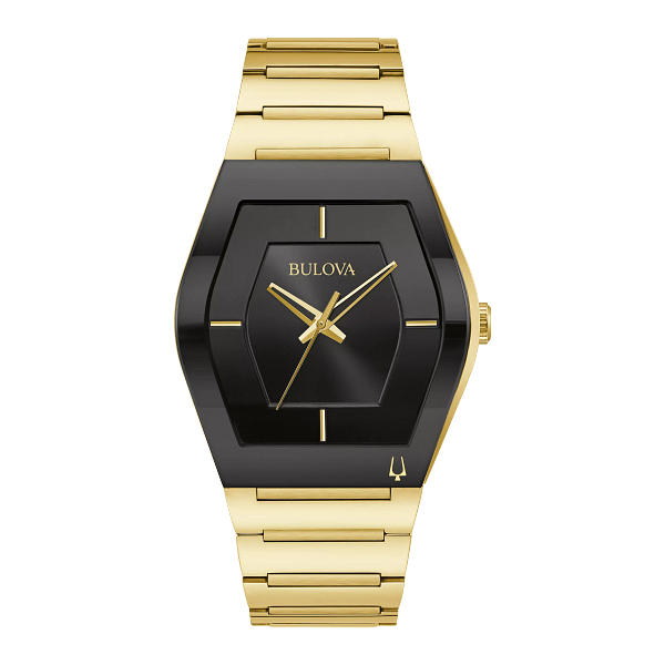 MENS BULOVA GOLD-TONE STAINLESS STEEL WATCH Van Adams Jewelers Snellville, GA