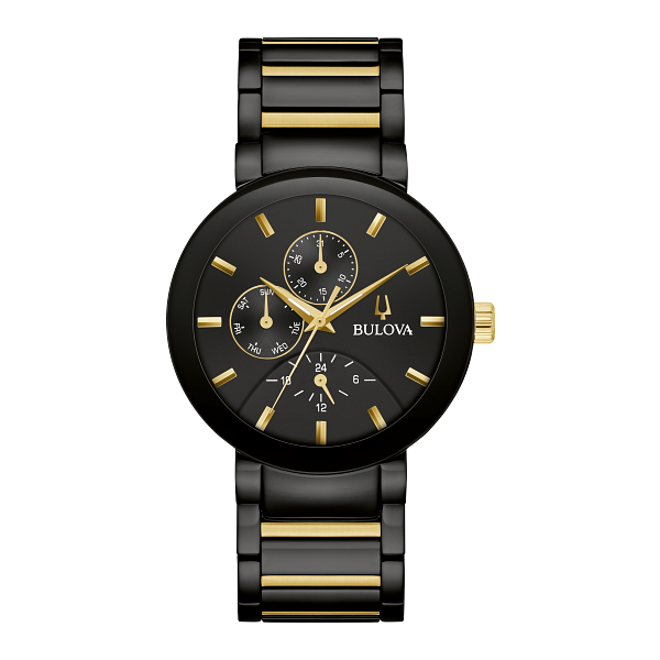 MENS BULOVA TWO TONE STAINLESS STEEL WATCH Van Adams Jewelers Snellville, GA