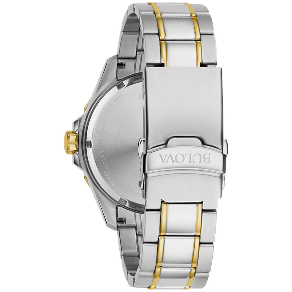 MENS BULOVA TWO-TONE MARINE STAR WATCH Image 2 Van Adams Jewelers Snellville, GA