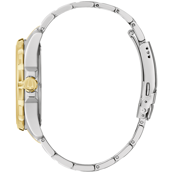 MENS BULOVA TWO-TONE MARINE STAR WATCH Image 3 Van Adams Jewelers Snellville, GA