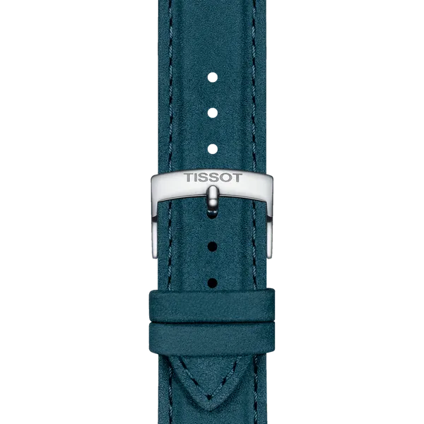 TISSOT OFFICIAL BLUE LEATHER STRAP LUGS 21 MM Van Adams Jewelers Snellville, GA