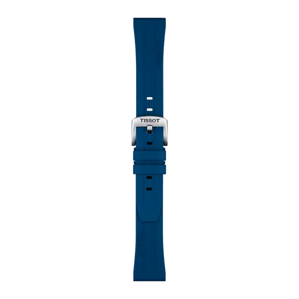 TISSOT OFFICIAL BLUE RUBBER STRAP 20 MM Image 2 Van Adams Jewelers Snellville, GA