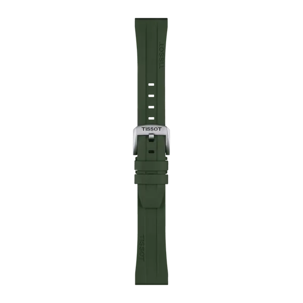 TISSOT OFFICIAL KHAKI RUBBER STRAP 20 MM Image 2 Van Adams Jewelers Snellville, GA