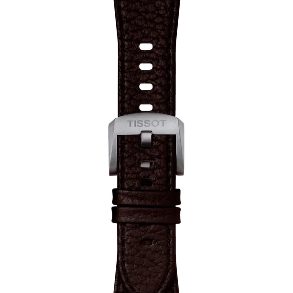 TISSOT OFFICIAL BROWN PRX 40MM LEATHER STRAP Van Adams Jewelers Snellville, GA