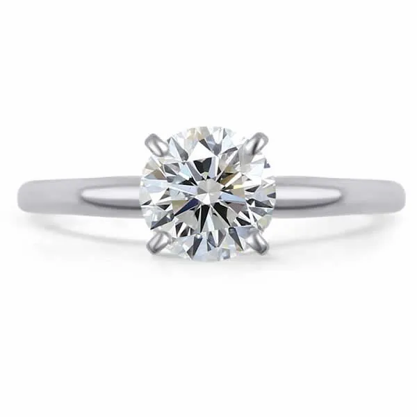 1 Carat Round Lab Grown Diamond Solitaire Ring Van Adams Jewelers Snellville, GA