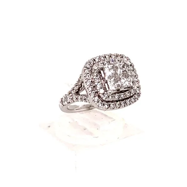 0.60 Carat Princess Cut Diamond Ring Image 2 Van Atkins Jewelers New Albany, MS