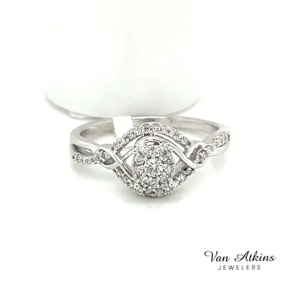 0.25 Carat Round Cut Diamond Ring Van Atkins Jewelers New Albany, MS