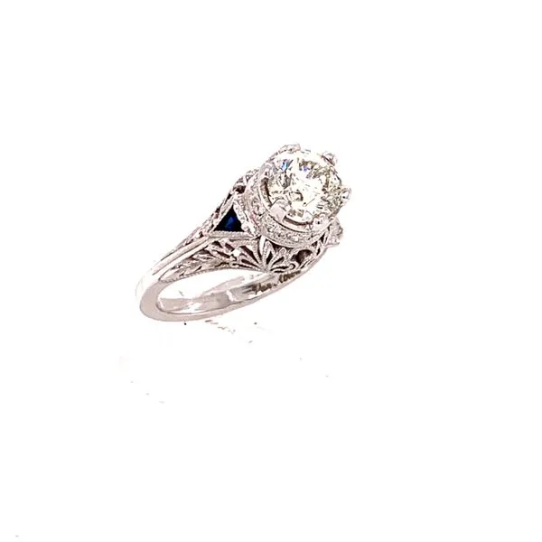 1.40 Carat Round Cut Diamond Ring Image 3 Van Atkins Jewelers New Albany, MS