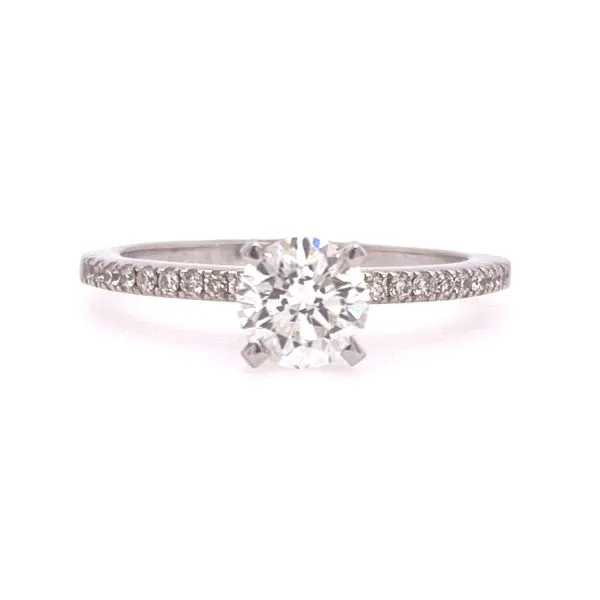 0.67 Carat Round Cut Diamond Ring Van Atkins Jewelers New Albany, MS