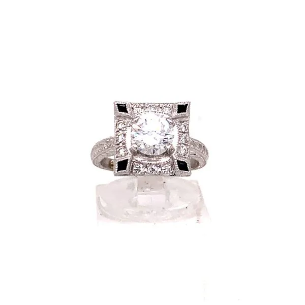 1.18 Carat Round Cut Diamond Ring Image 2 Van Atkins Jewelers New Albany, MS
