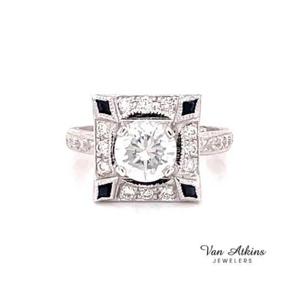 1.18 Carat Round Cut Diamond Ring Van Atkins Jewelers New Albany, MS