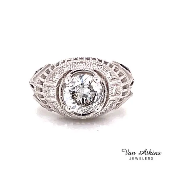 1.54 Carat Round Cut Diamond Ring Van Atkins Jewelers New Albany, MS