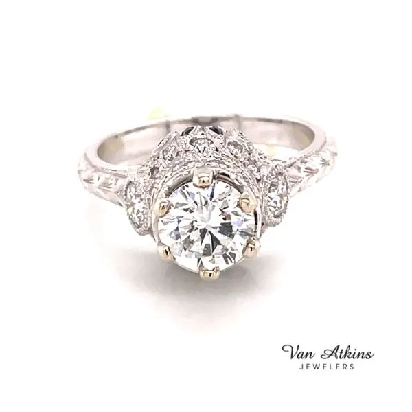1.10 Carat RBC Cut Diamond Ring Van Atkins Jewelers New Albany, MS