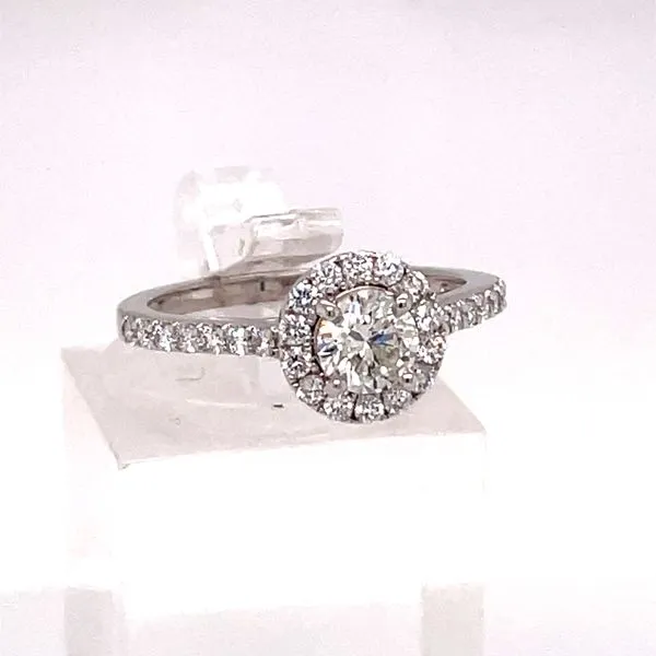 0.54 Carat Round Cut Diamond Ring Image 2 Van Atkins Jewelers New Albany, MS