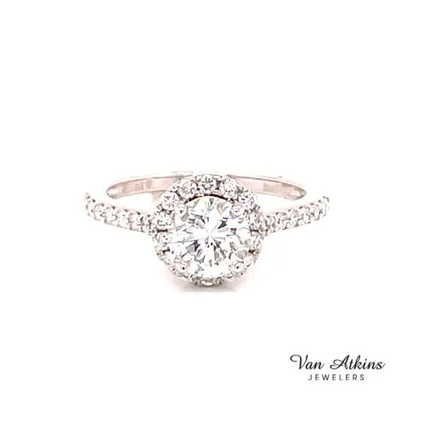 1.05 Carat Round Cut Diamond Ring Van Atkins Jewelers New Albany, MS