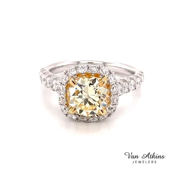 1.56 Carat Round Cut Diamond Ring Van Atkins Jewelers New Albany, MS